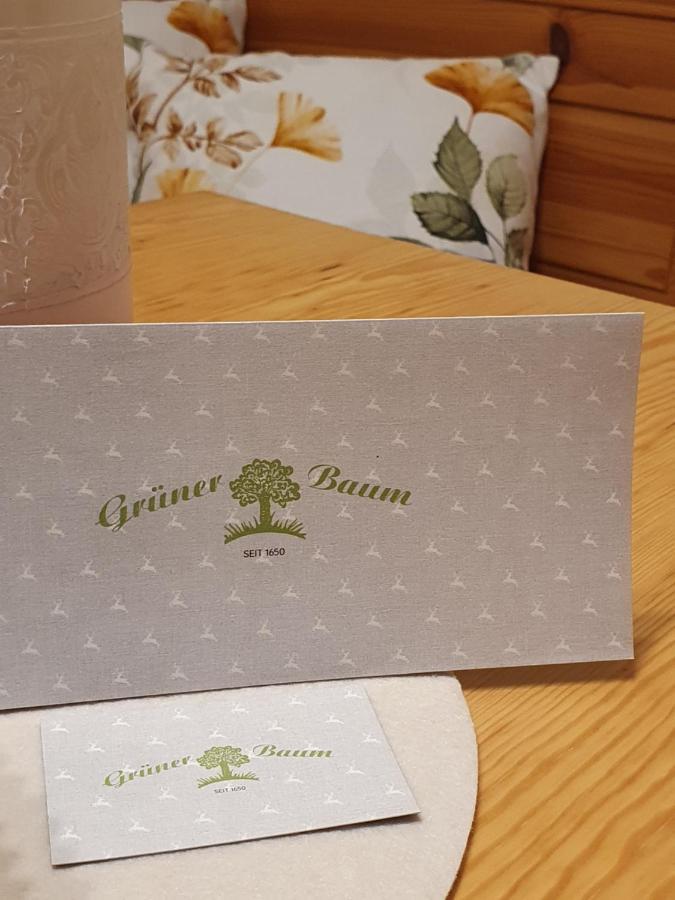 קירכברג אם וקסל Gasthof Gruener Baum מראה חיצוני תמונה